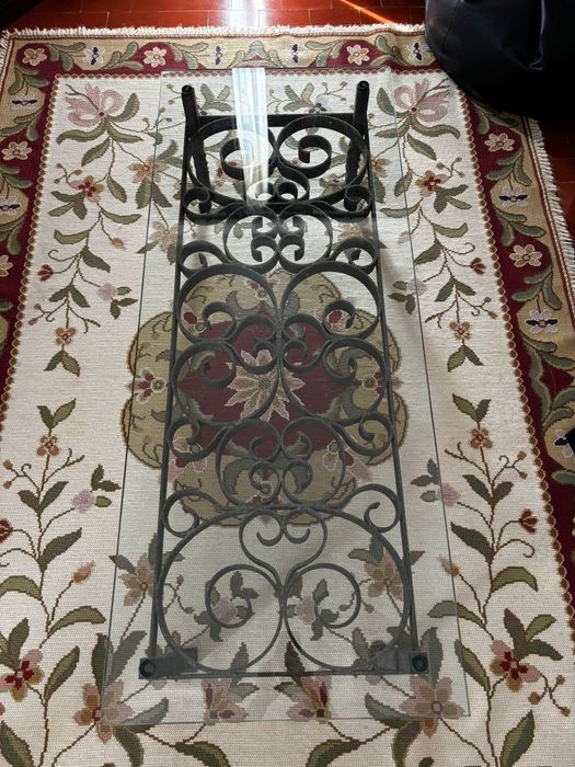 Mesa de centro - Ferro e Vidro