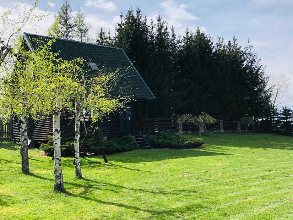 Domek letniskowy nad Jez. Dadaj z prywatną plażą.