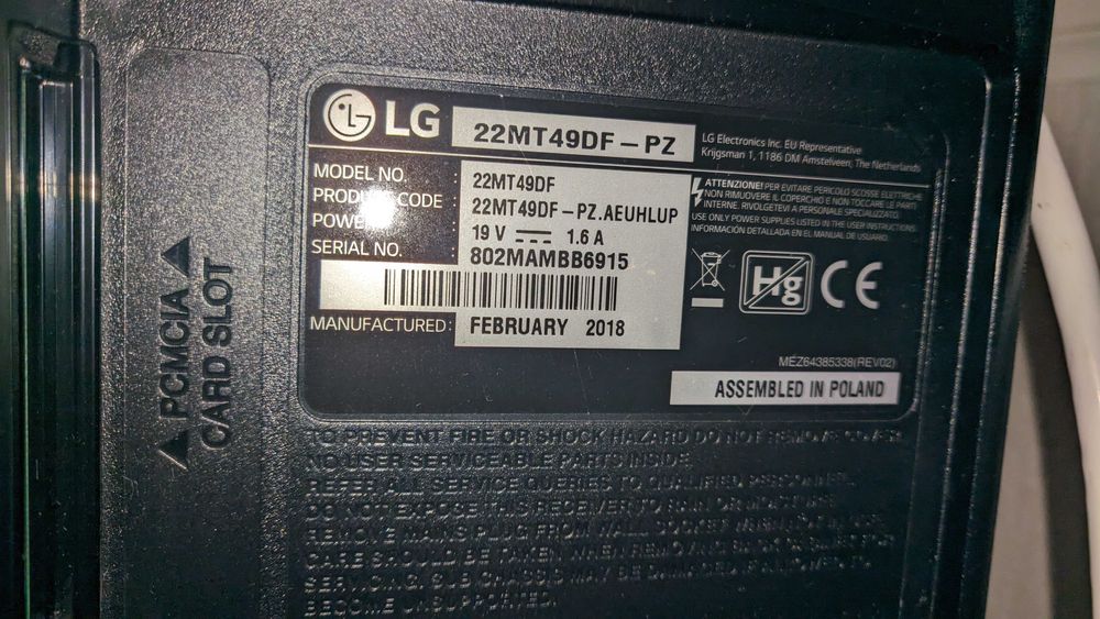 Televisor Samsung 22MT49DF (Peças)