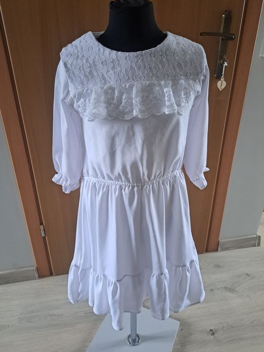 Sukienka biała , święta,  świąteczna , rozmiar 158