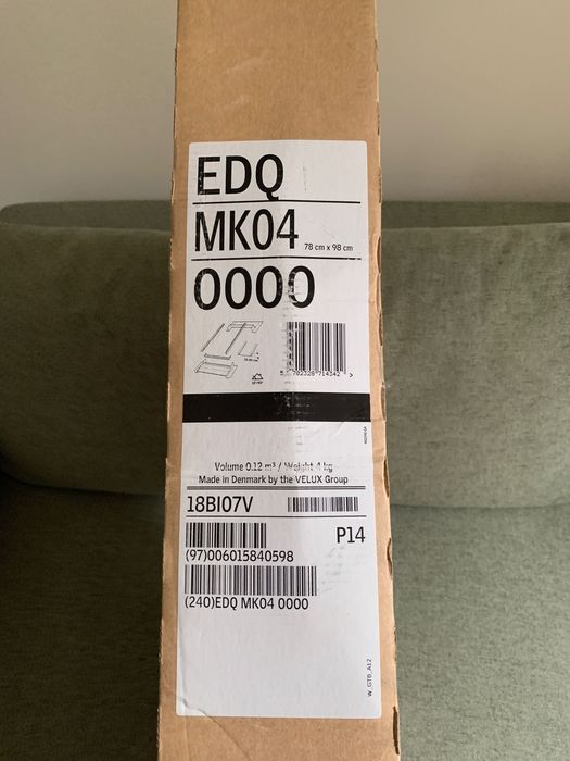 Kołnierz Velux do okna  dachowego na rąbek