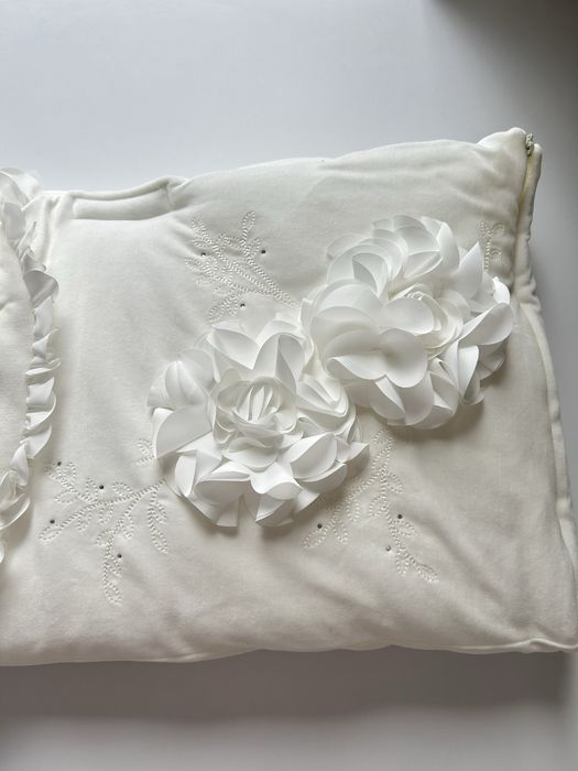 Sofija - Becik niemowlęcy na chrzciny, Ecru