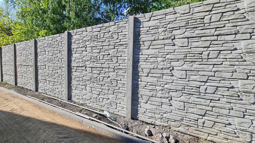 Ogrodzenia Betonowe, Panelowe 3D, Murki oporowe, Bramy z MONTAŻEM