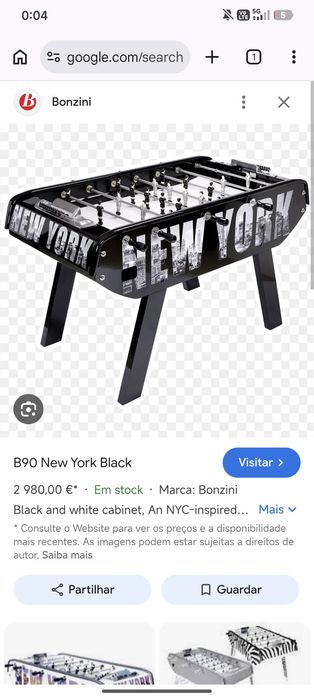 Mesa bonzini b90 modelo new york