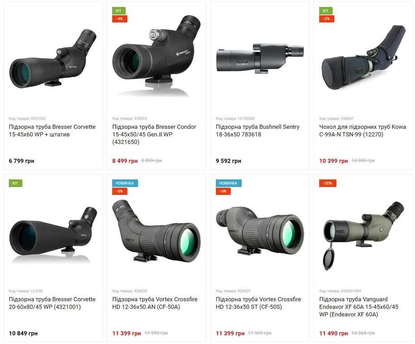 Подзорная труба Vortex