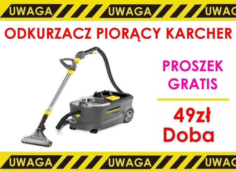 Profesjonalny odkurzacz piorący do prania dywanów i tapicerki +proszek