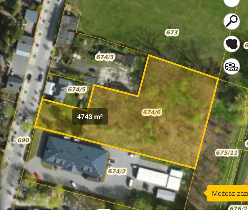 Dzialka inwestycyjna w centrum