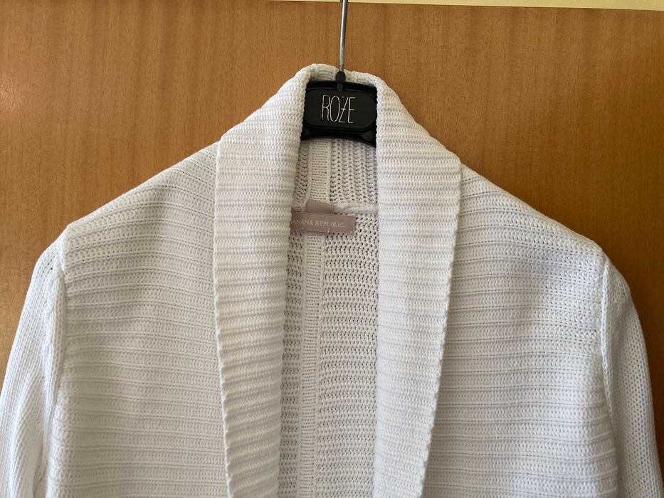 Casaco de malha branco Banana Republic