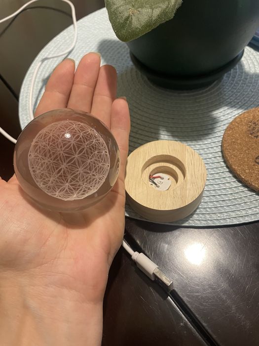 USB світильник квітка життя