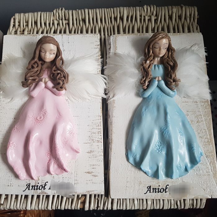 Aniołki na okolicznościowe personalizowane - rękodzieło  !!!