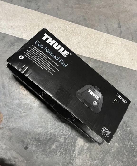 Thule Belki Square Bar Evo 127cm + Evo Raised Rail - GLB MERCEDES