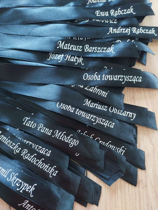 Winietki na wstążce