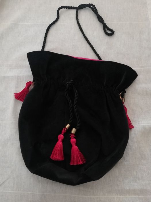 Bolsa  de festa de tecido aveludado8