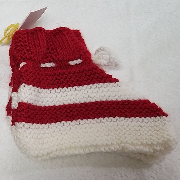 Botas de Lã feitas à mão.