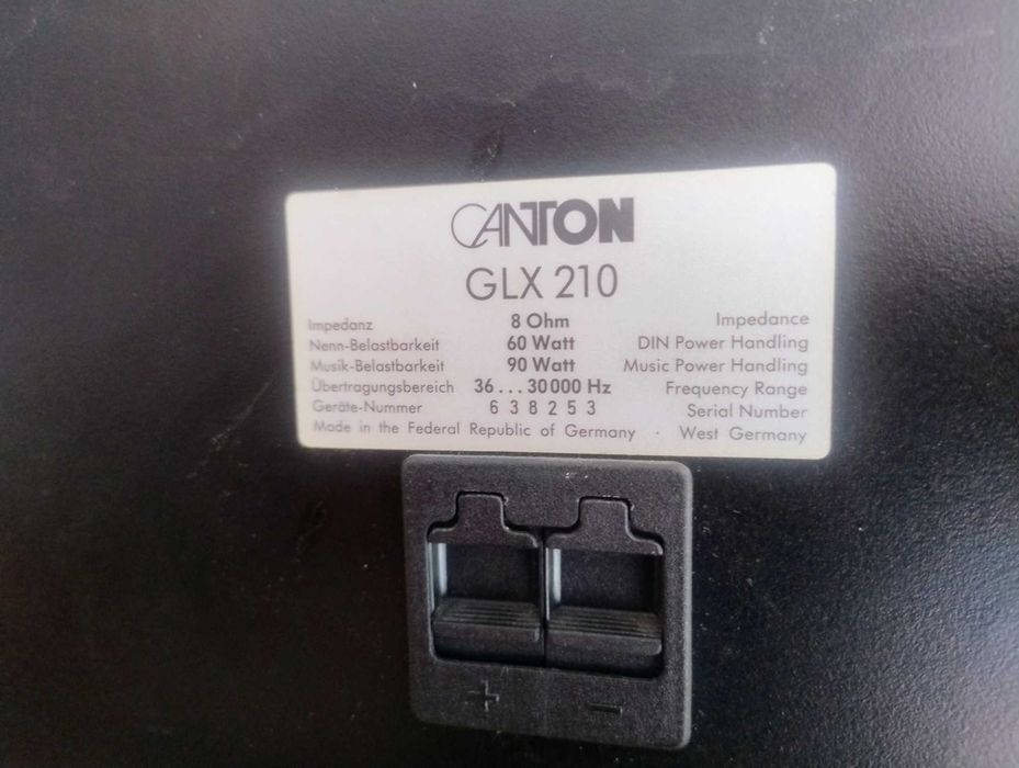 Canton GLX 210. Kolumny,glosniki podstawkowe.