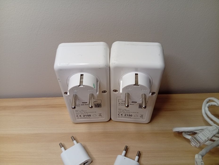 Transmiter sieciowy Devolo dLAN 550 Duo+ 2 adaptery + kabel LAN