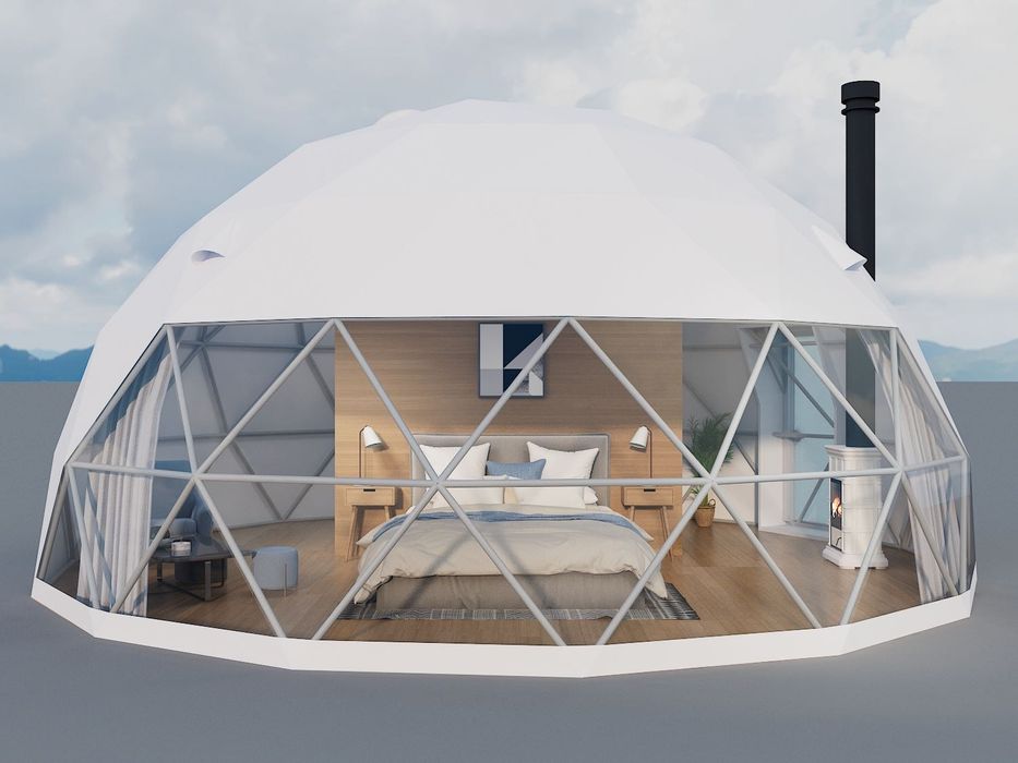 Namiot sferyczny kopuła namiot glampingowy glamping NOWY od ręki 6m
