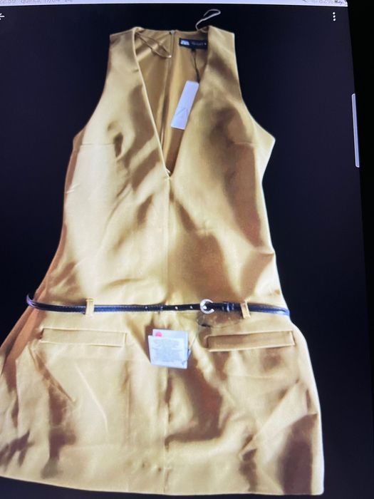 Vertido da zara nunca usado na cor verde pistácio