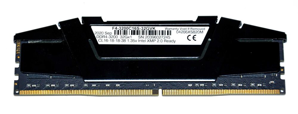 RAM G.Skill Ripjaws V 32GB DDR4 3200MHz CL16 1.35V