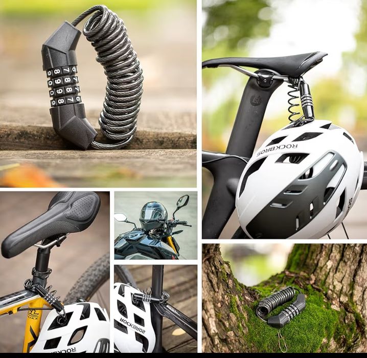 Cadeado anti-roubo com código - cabo aço extensível