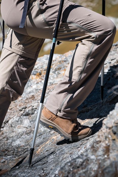 Botas de Trekking de couro impermeáveis Mulher Vibram MT500 Leather -