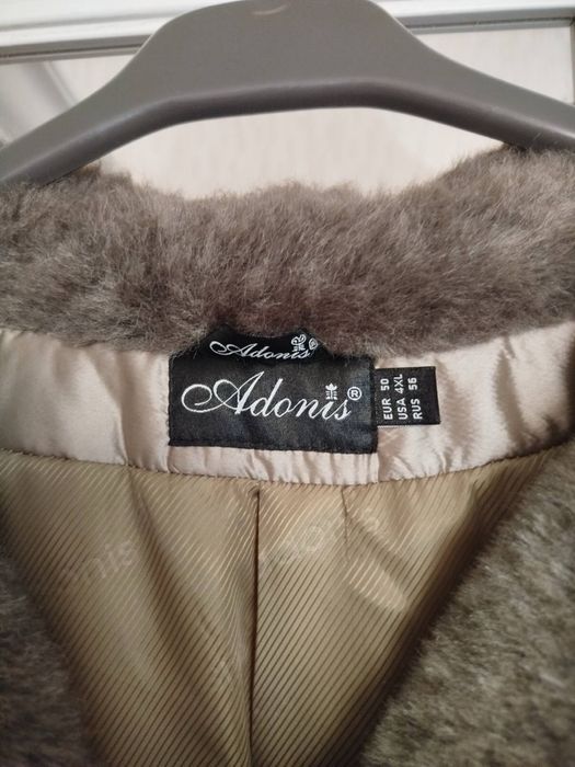 Пальто зимове, хутро натуральне