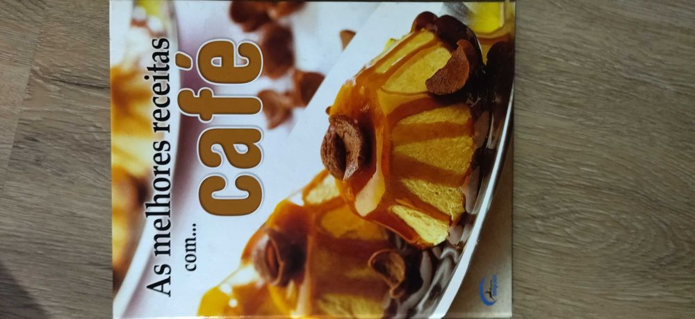 Livros receitas café e chocolate