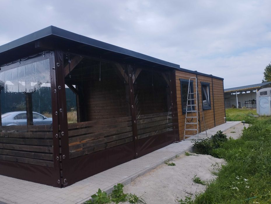 Plandeki na tarasy i altany