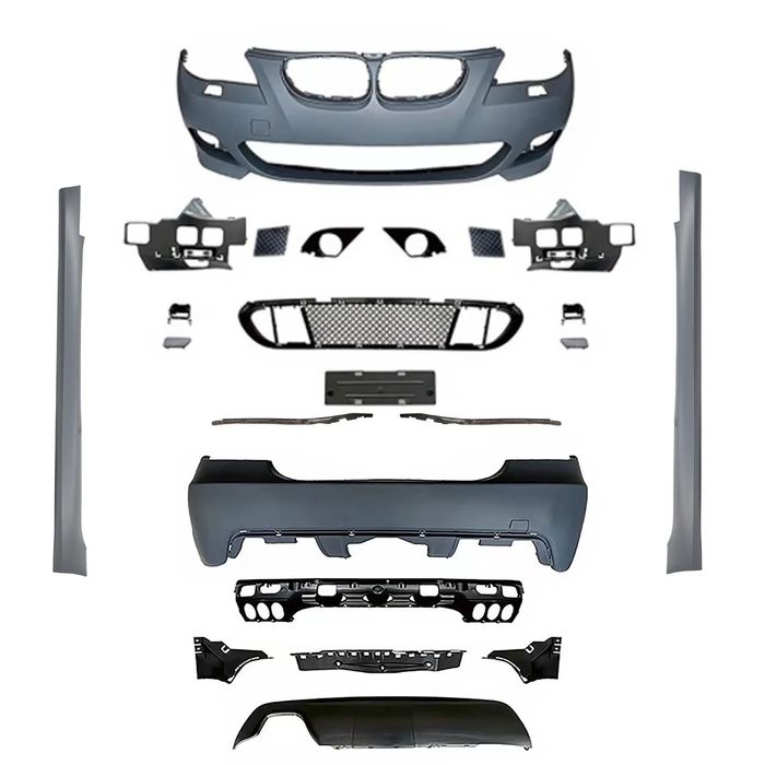 Kit completo BMW série 5 E60 2005-2010 pack M Para-choques Frontal + traseiro + embaladeiras em plástico