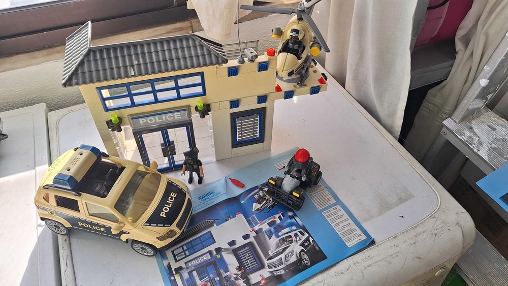 carros, barco da Playmobil