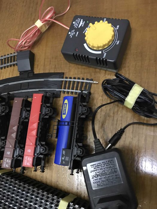 Lote linhas e comboio vapor H0 (HO) mehano ferromodelismo