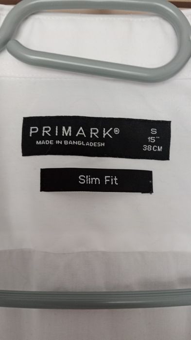 Biała koszula slim fit S