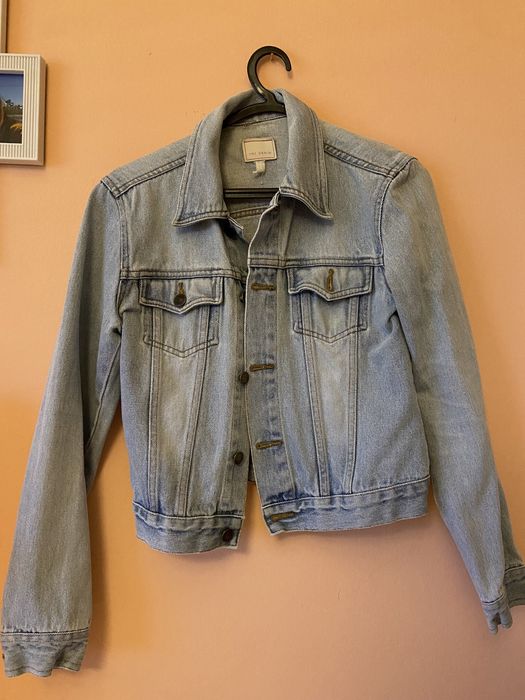 Casaco de ganga curto