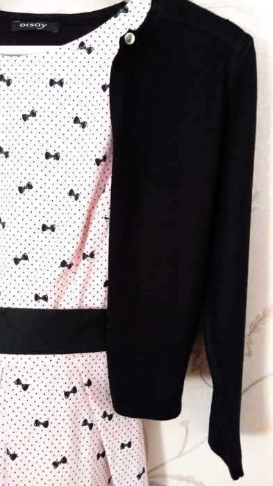 Komplet sukienka ze sweterkiem