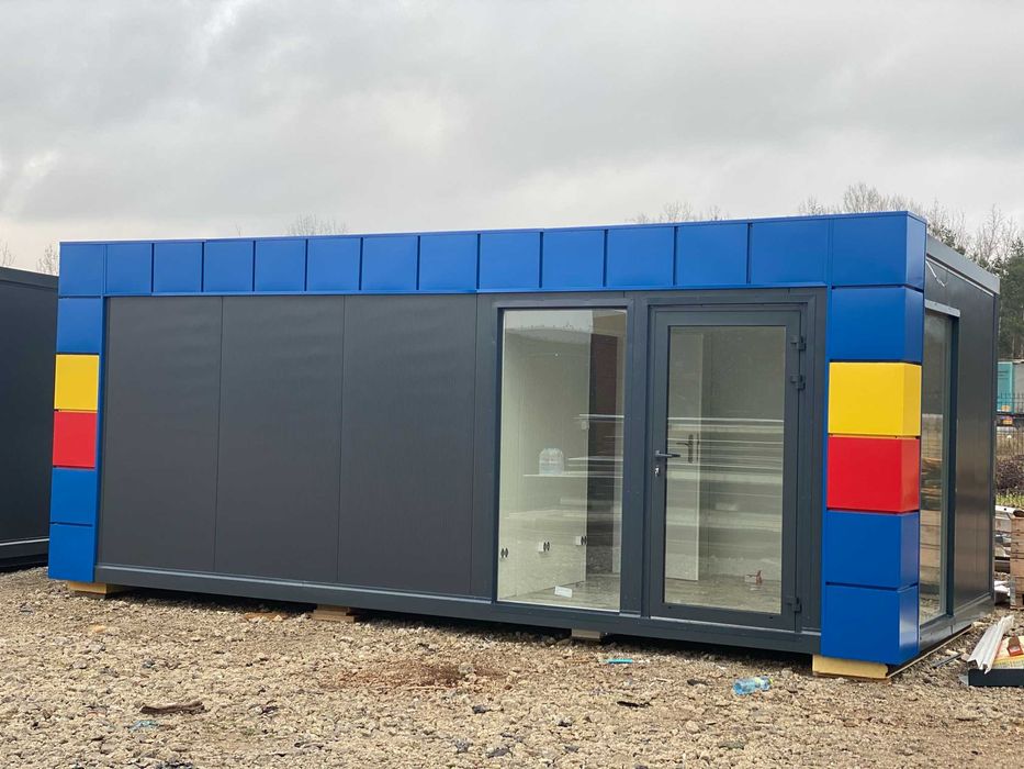 Pawilon gastronomiczny mieszkalny z płyty PIR usługowy handlowy