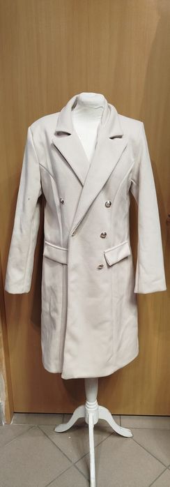Wyprzedaż płaszcz kremowy wiosenny Xl
