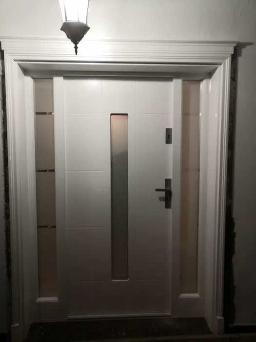 Drzwi wejściowe zewnętrzne drewniane dębowe dostawa gratis