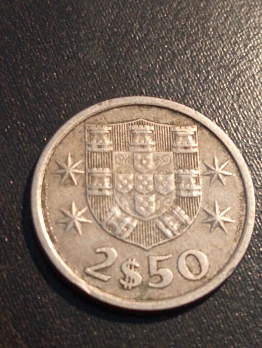 Moeda de 2,5 escudos	Portugal	1964*