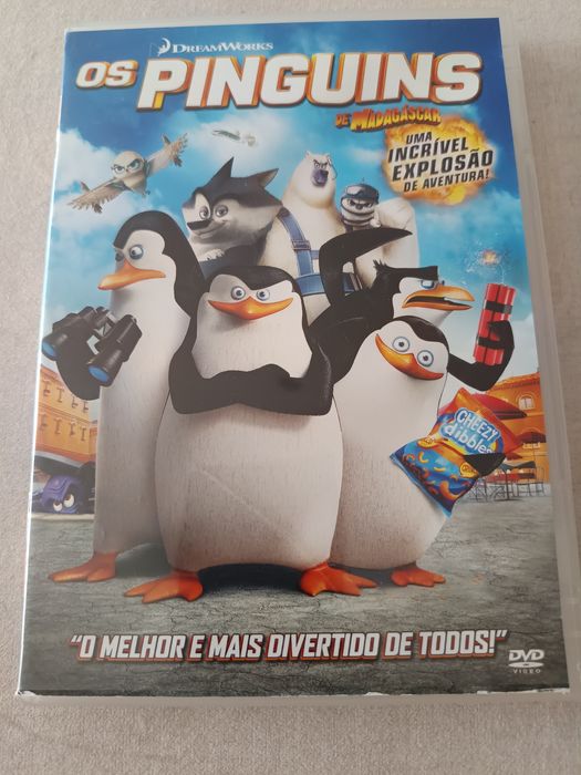 DVD os pinguins de Madagáscar