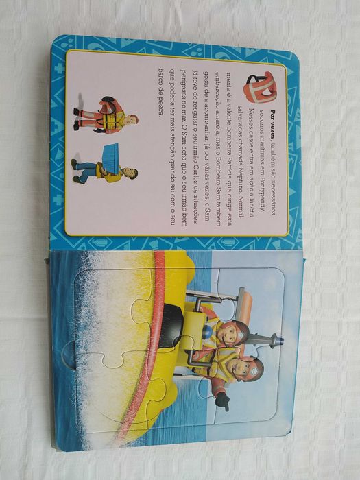 Livro de Puzzles Bombeiro Sam