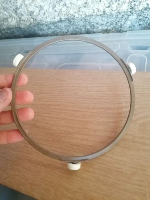 Prato de Vidro para Microondas Kunft + Aro de Rodas