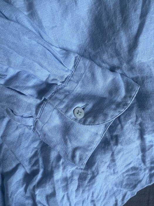 Лляна сорочка 42 розмір Armani оверсайз