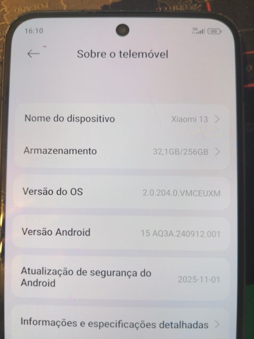 Xiaomi mi 13 256gb / 8gb de ram