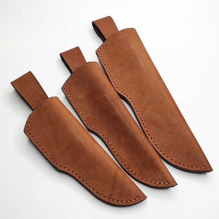 Ножны для охотничьих ножей из натуральной кожи.