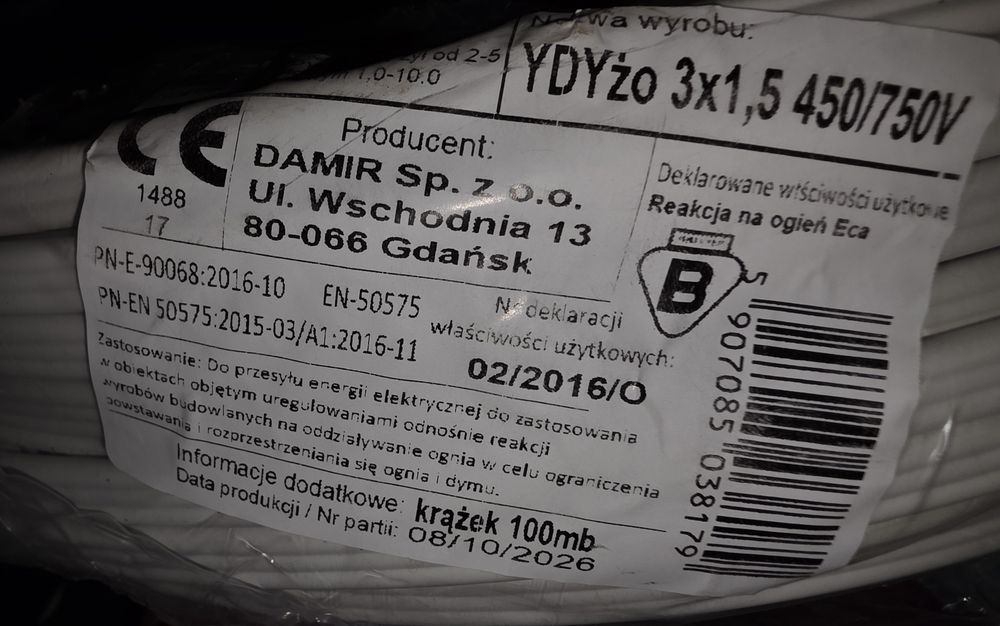 Kabel elektryczny