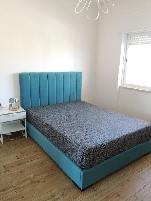 Cama Casal Estofada NOVO - FABRICA -