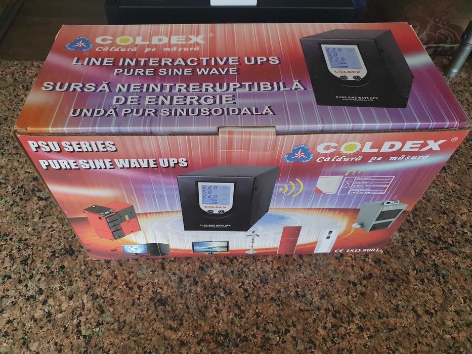 ДБЖ із правильною синусоїдою PSW-Coldex-800VA (PSU-500W)