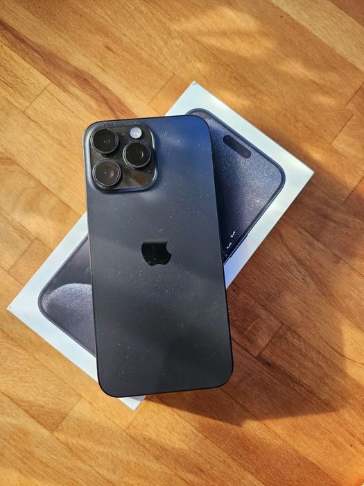 IPhone 15 pro max 256gb black titanum STAN IDEALNY
