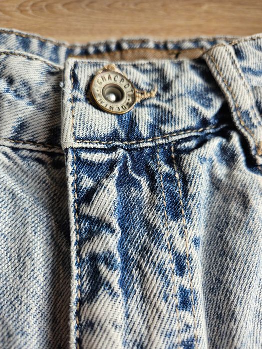 Krótkie jeansowe spodenki szorty  jasnoniebieski Rozmiar XS (34)