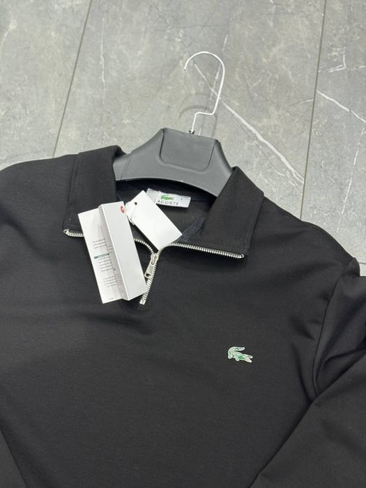Кофта Lacoste на замку 1/3 | зіп худі лакоста Old money